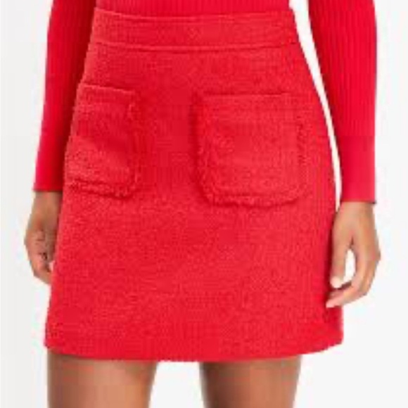 LOFT Dresses & Skirts - LOFT Red A-Line Mini Skirt Casual